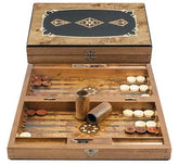 Classic Medium Size Backgammon (38cm X 2cm X 6cm) - TimeLine Gifts